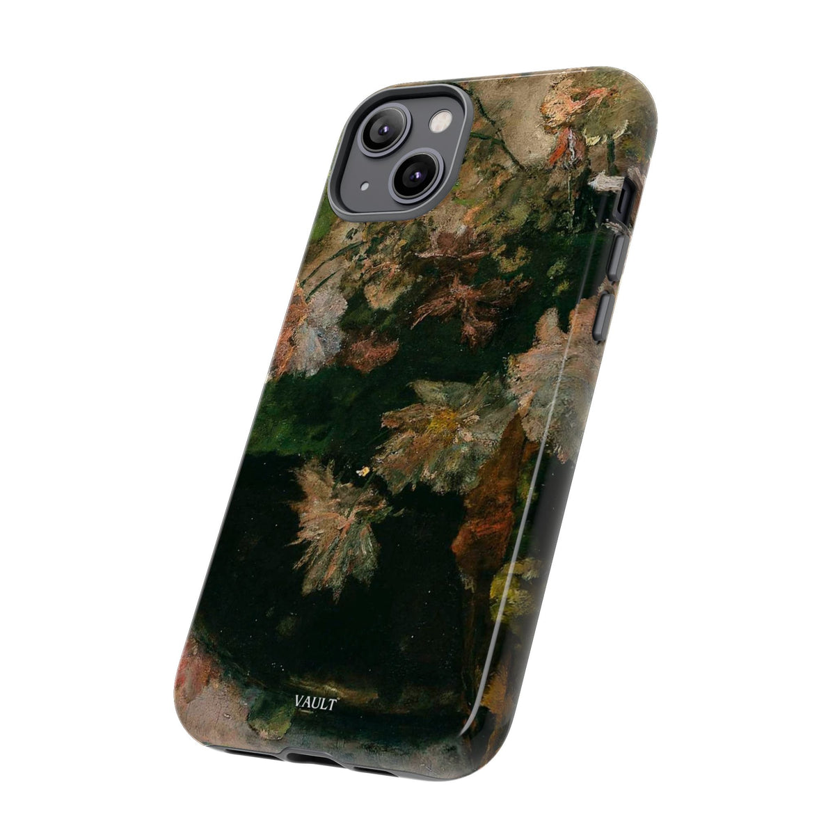 Floral Painterly Tough Phone Case — Vintage Autumn Leaves Phone Cover