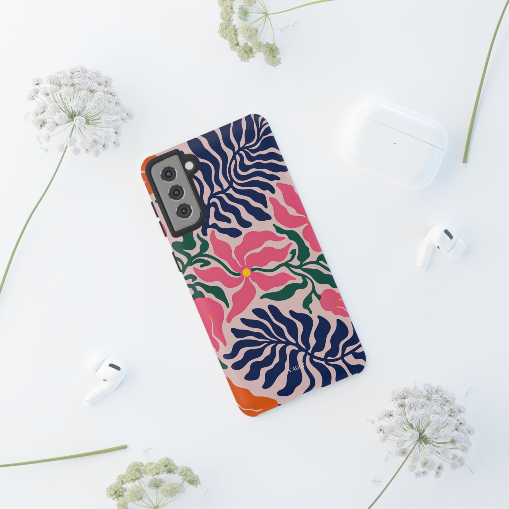 Floral Retro Tough Phone Case