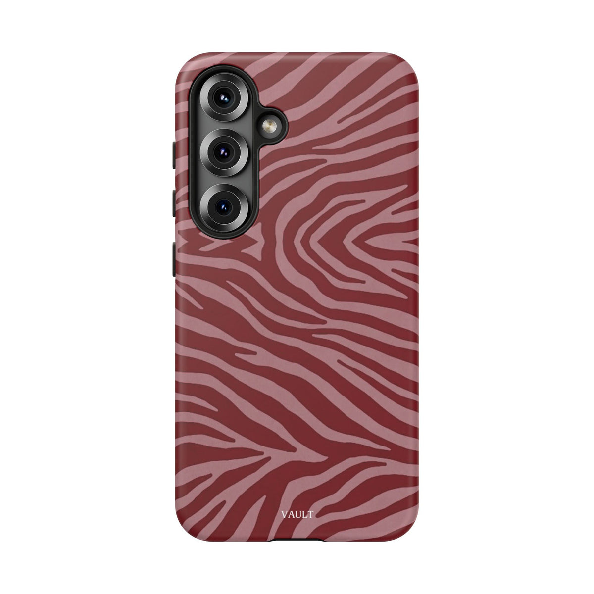 Red Zebra Print Tough Phone Case