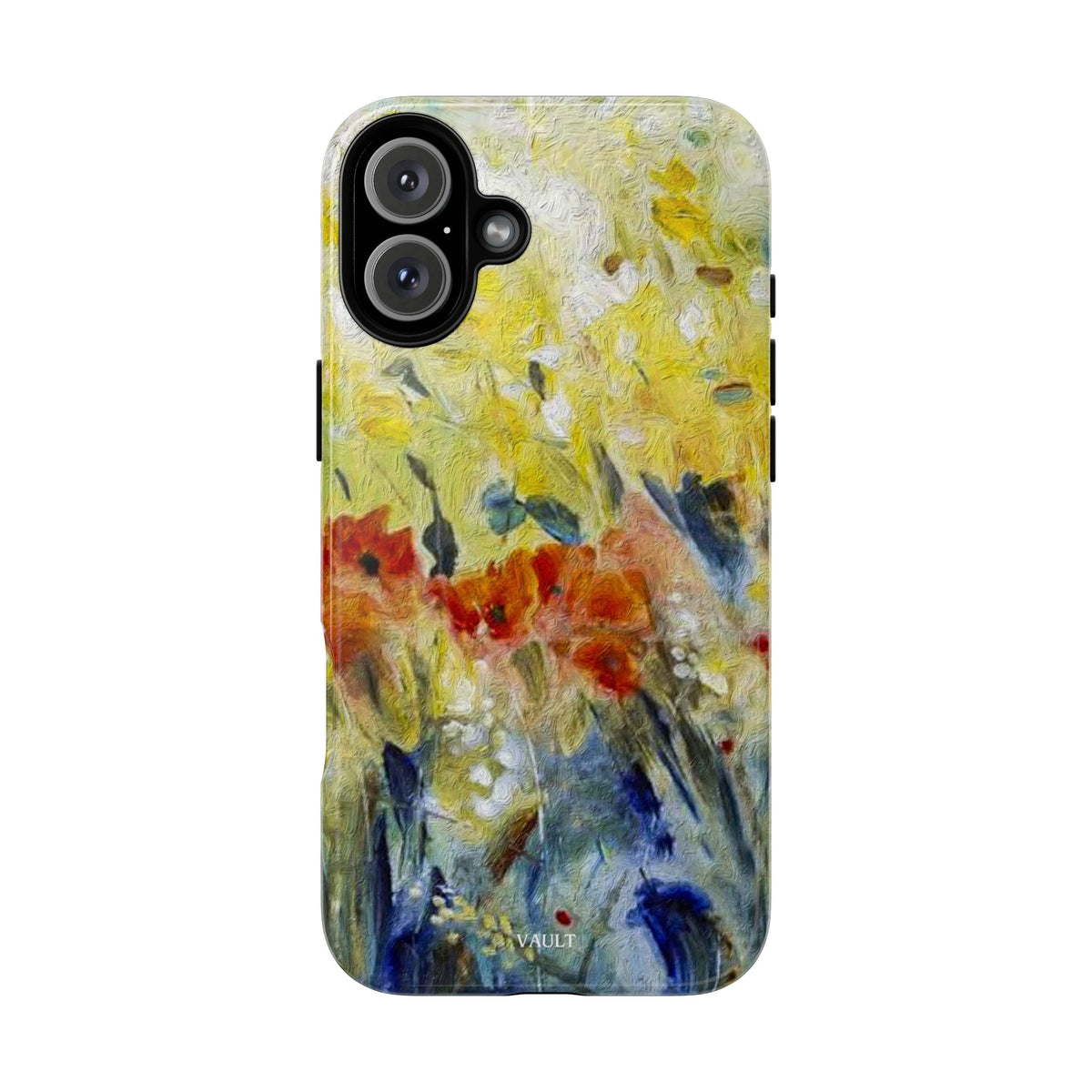 Floral Watercolor Phone Case — Yellow Garden Tough Cases
