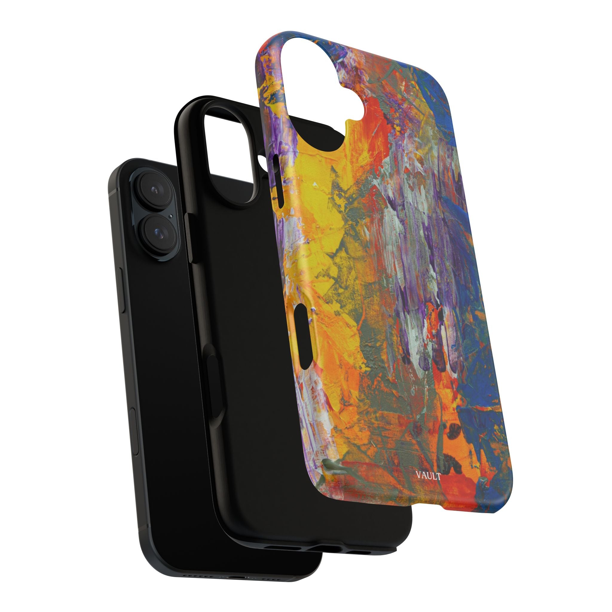 Abstract Color Splash Phone Case — Vibrant Artistic Protective Cover