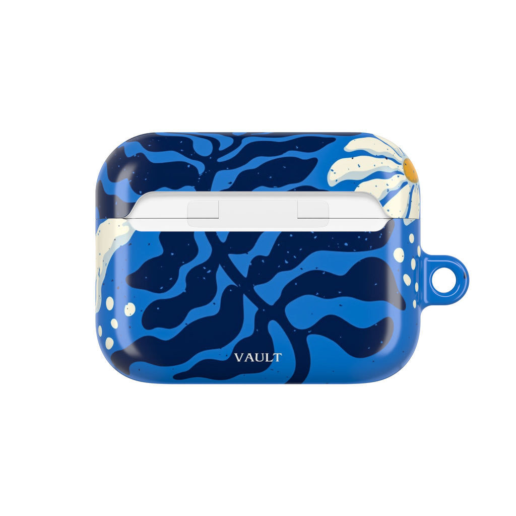 Blue Floral Daisy AirPod Case