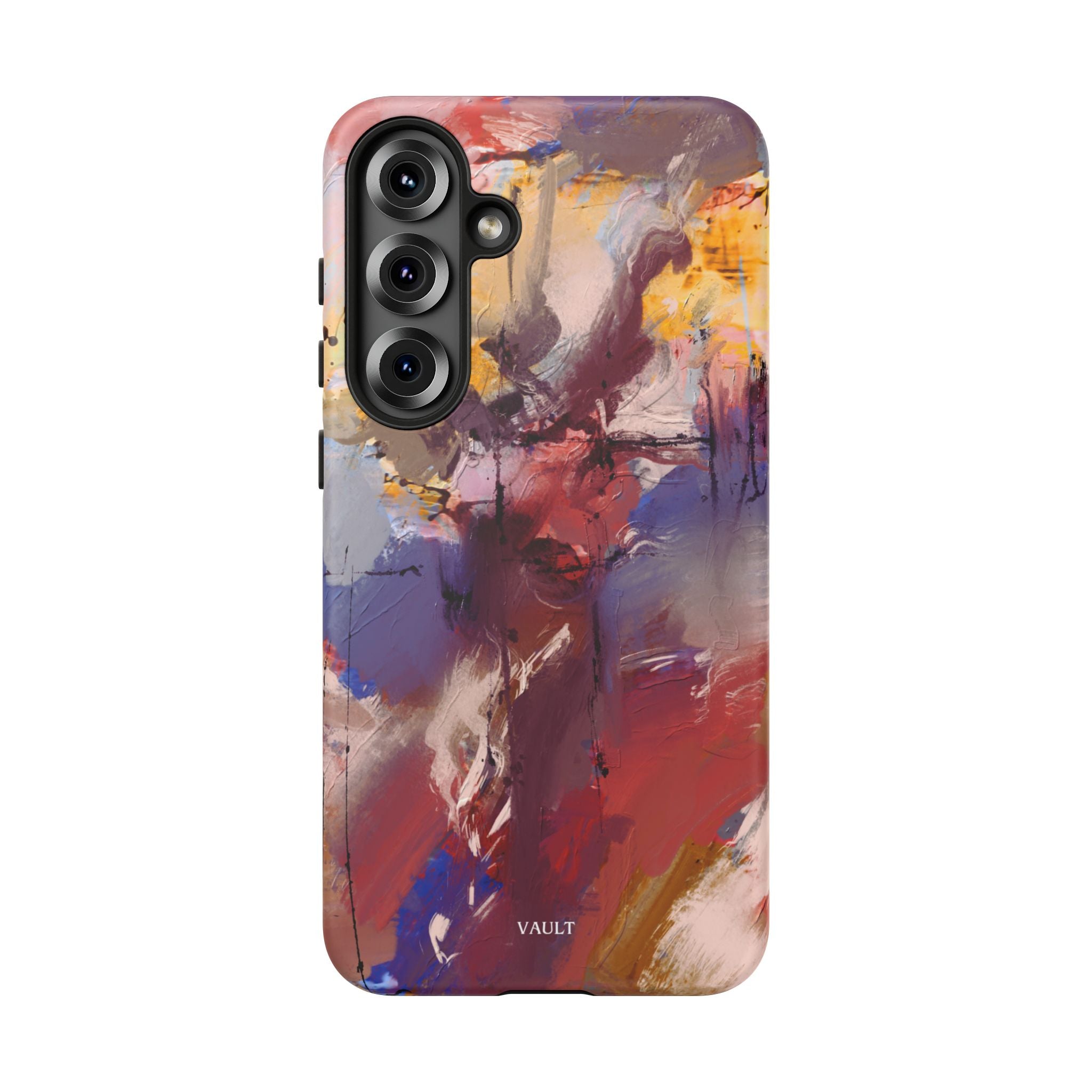 Abstract Brushstroke Tough Phone Case — Colorful Protective iPhone Cover