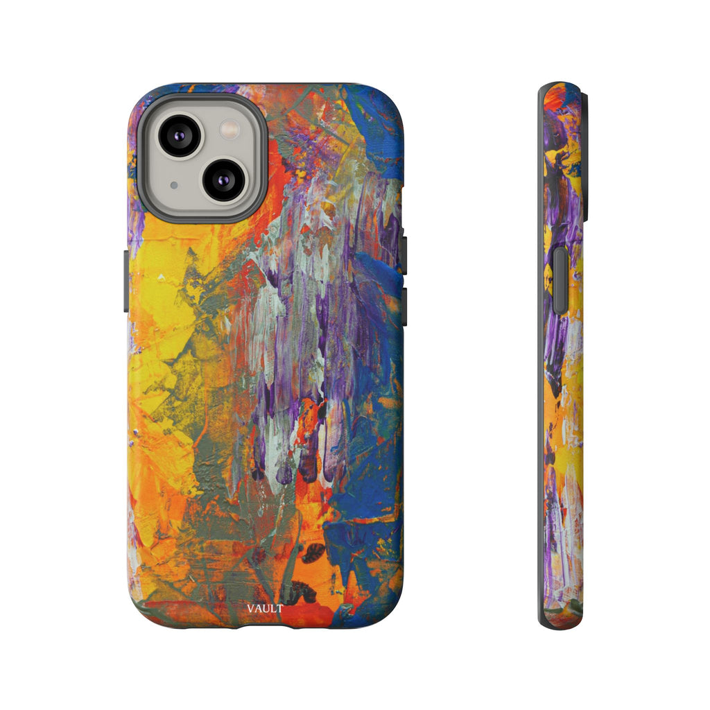 Abstract Color Splash Phone Case — Vibrant Artistic Protective Cover