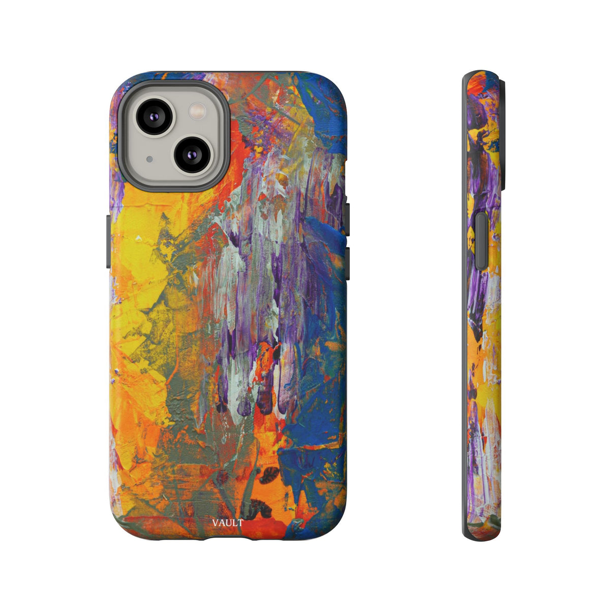 Abstract Color Splash Phone Case — Vibrant Artistic Protective Cover