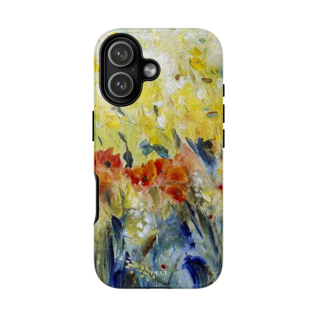 Floral Watercolor Phone Case — Yellow Garden Tough Cases