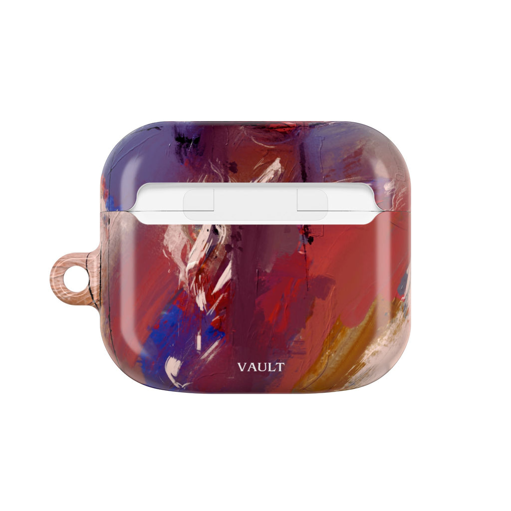 Abstract Paint Splash AirPod Case — Colorful Artistic Protective Cover
