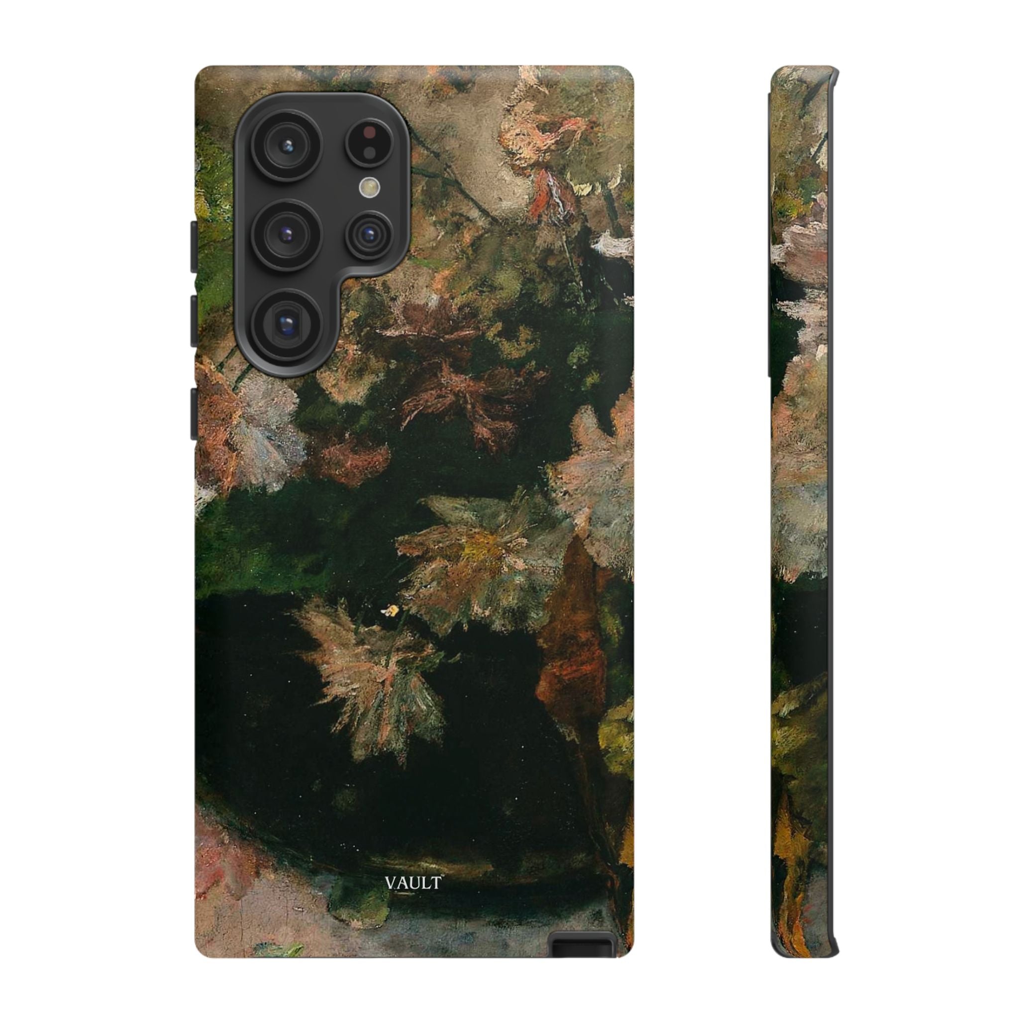 Floral Painterly Tough Phone Case — Vintage Autumn Leaves Phone Cover