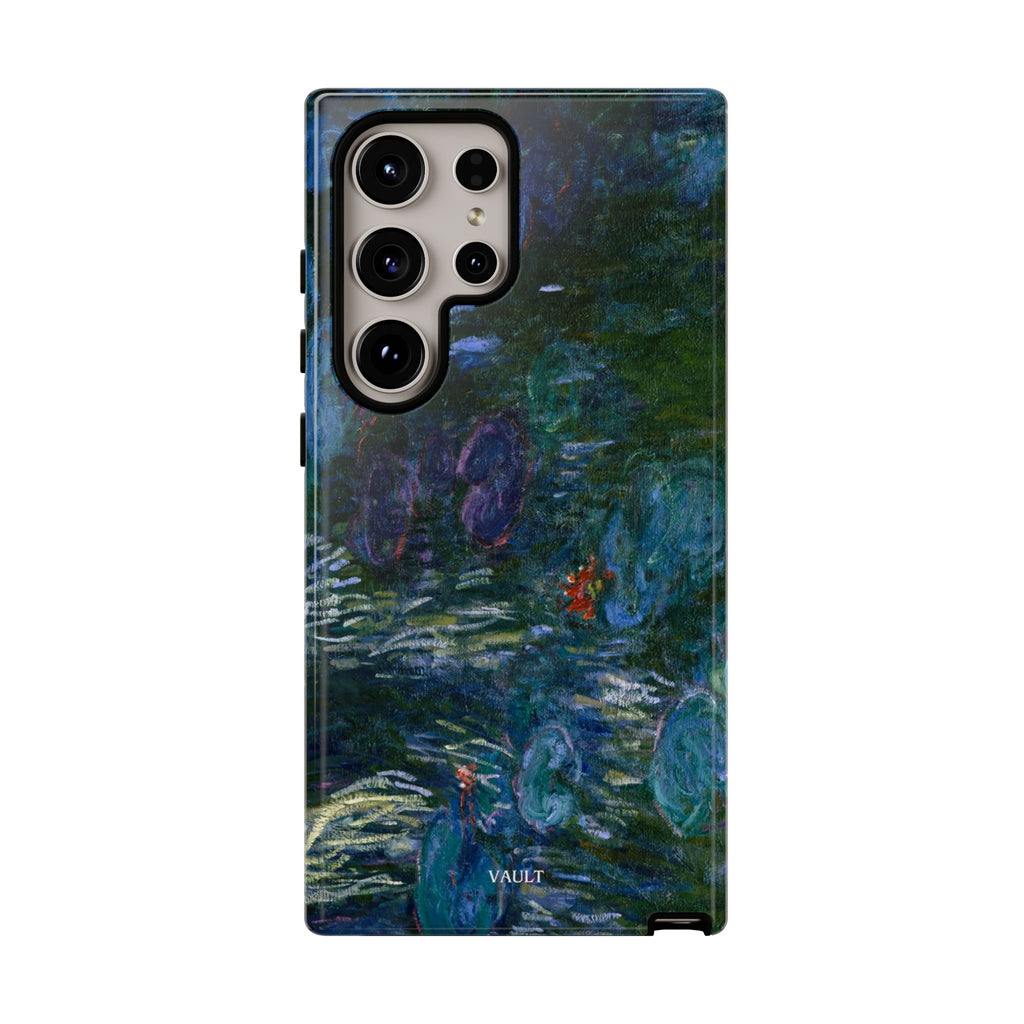 Water Lilies Tough Phone Case — Impressionist Art Protective Cover