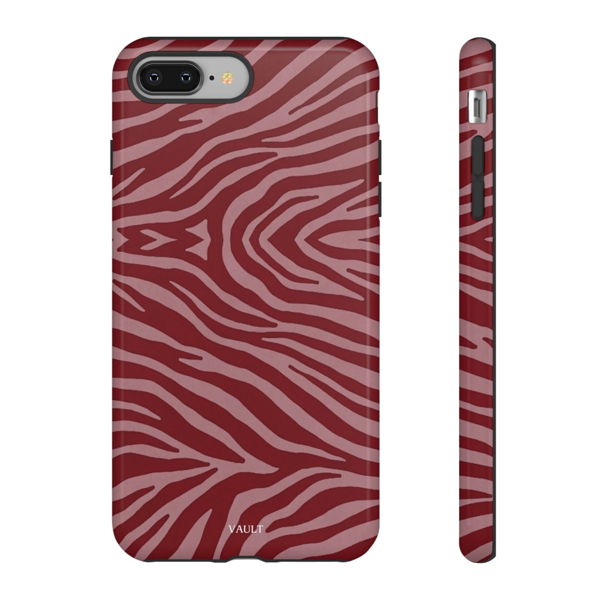 Red Zebra Print Tough Phone Case