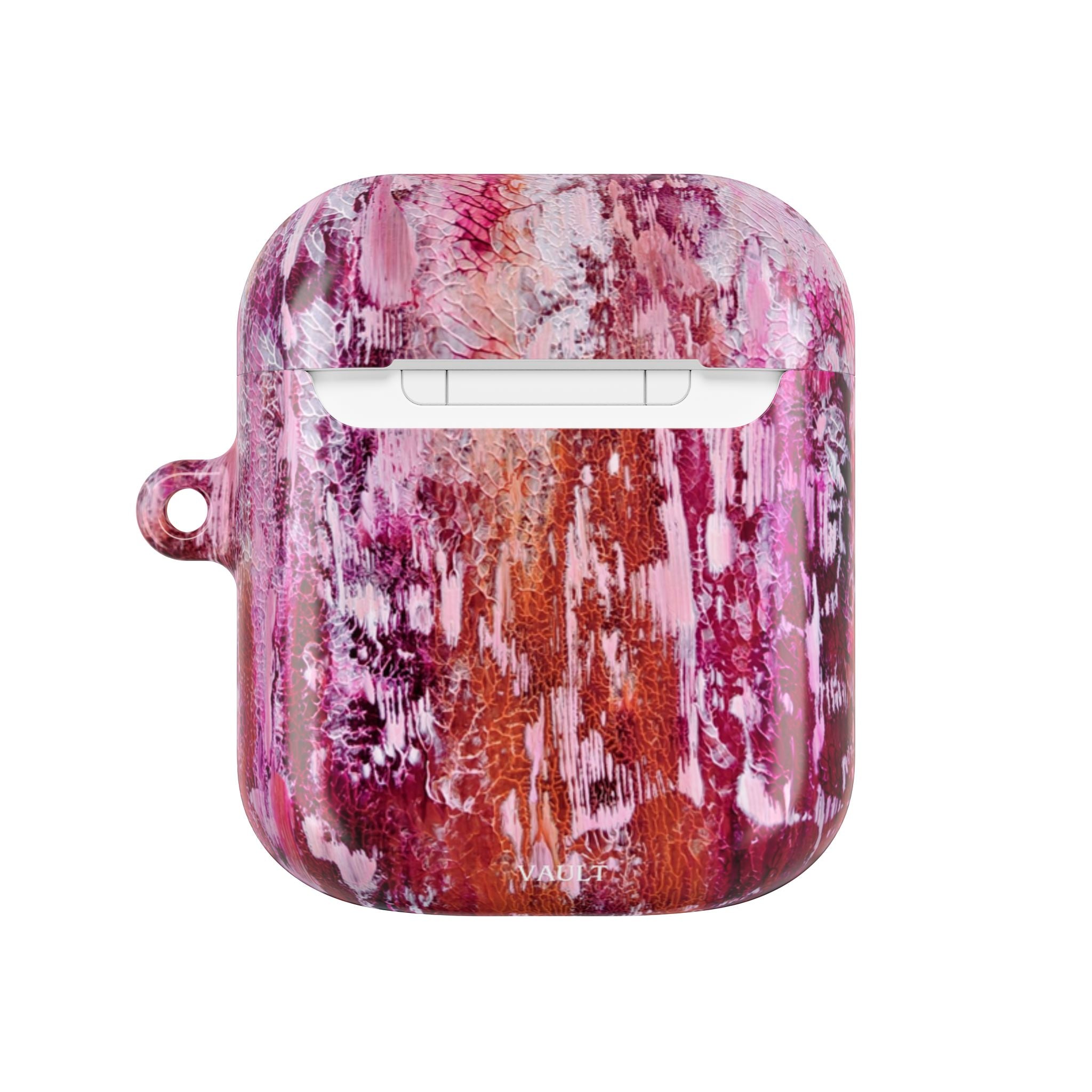 Abstract Pink Marble AirPod Case – Protective Artistic Earbud Cover