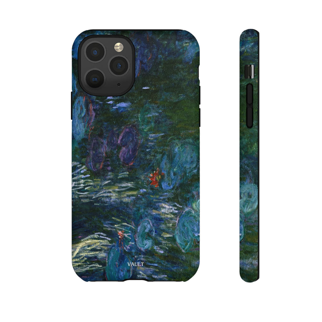 Water Lilies Tough Phone Case — Impressionist Art Protective Cover