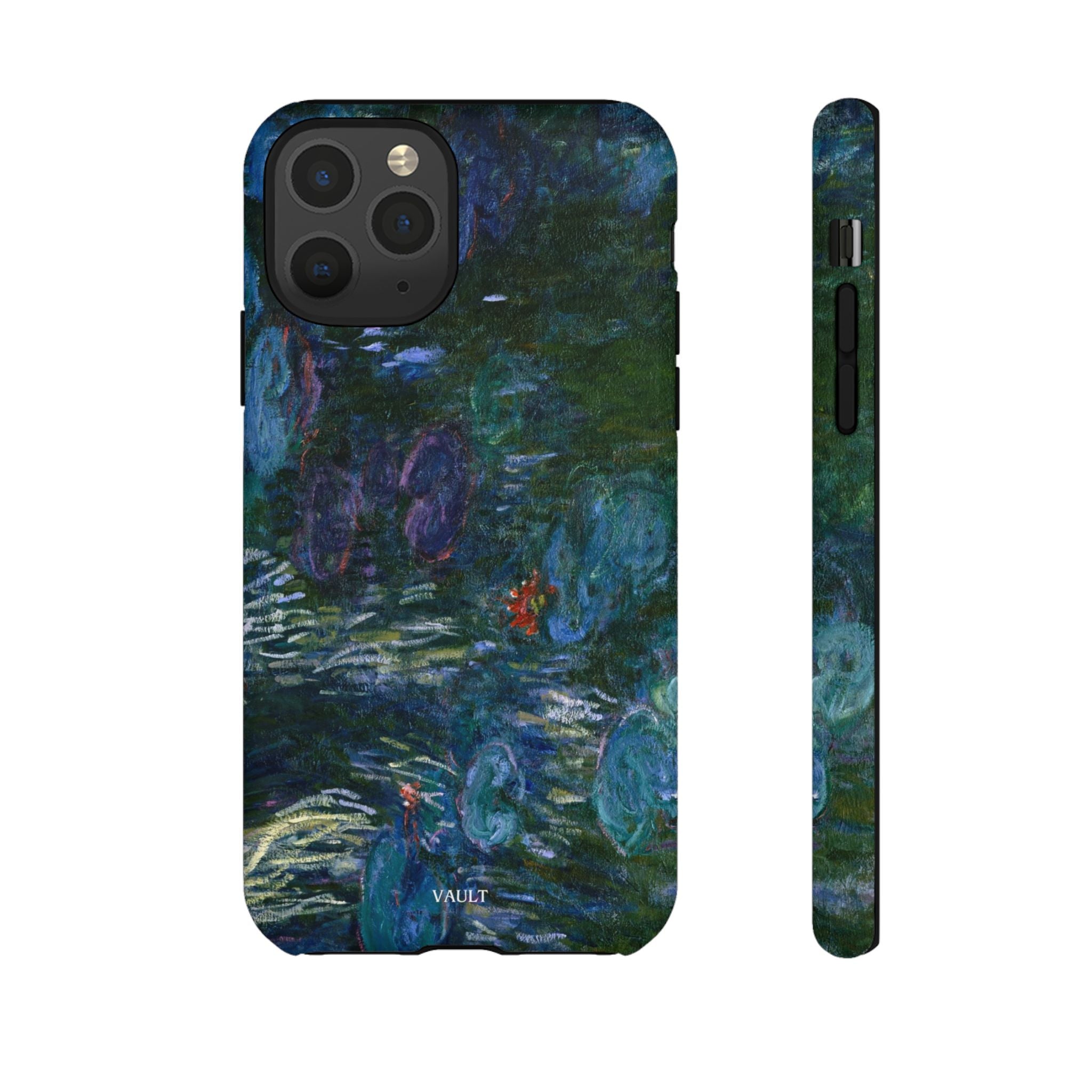 Water Lilies Tough Phone Case — Impressionist Art Protective Cover