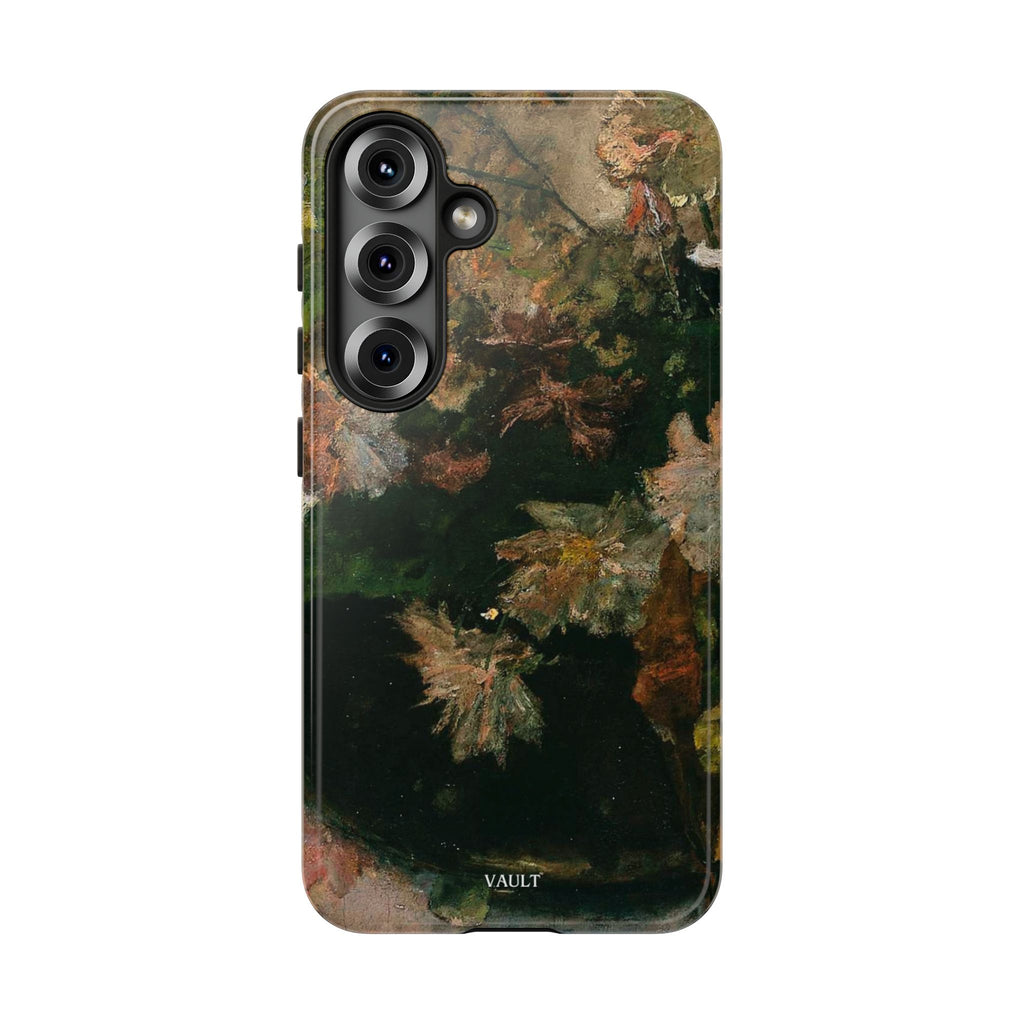 Floral Painterly Tough Phone Case — Vintage Autumn Leaves Phone Cover