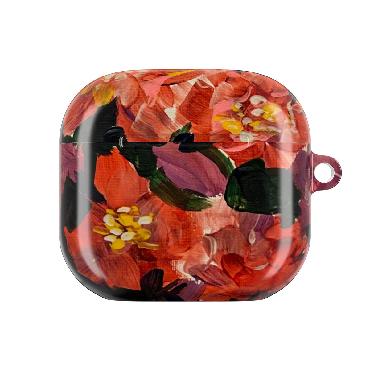 Floral Red Bloom AirPod Case