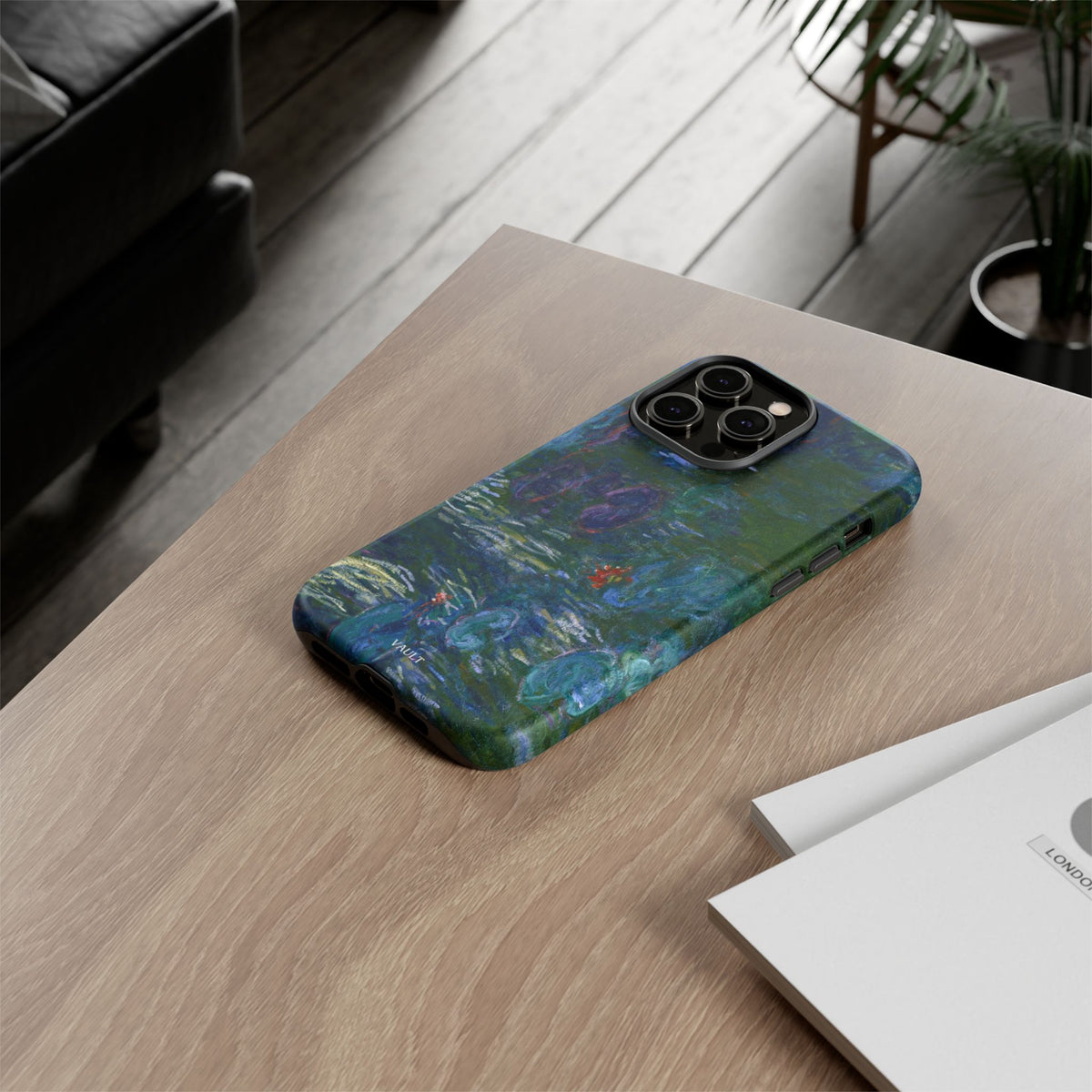 Water Lilies Tough Phone Case — Impressionist Art Protective Cover