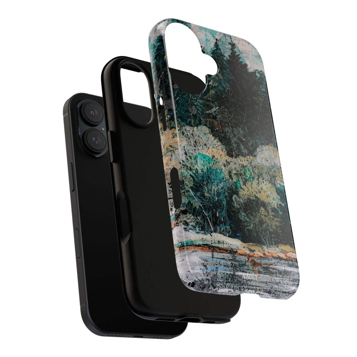 Phone Case - Moody Forest Landscape Protective Tough Case