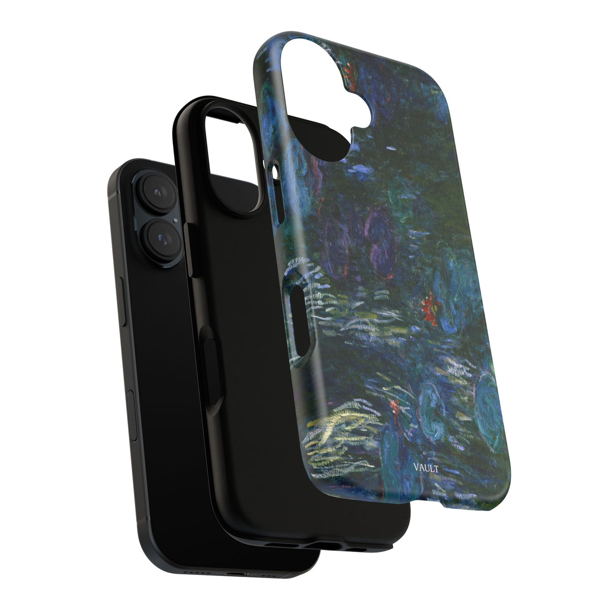 Water Lilies Tough Phone Case — Impressionist Art Protective Cover