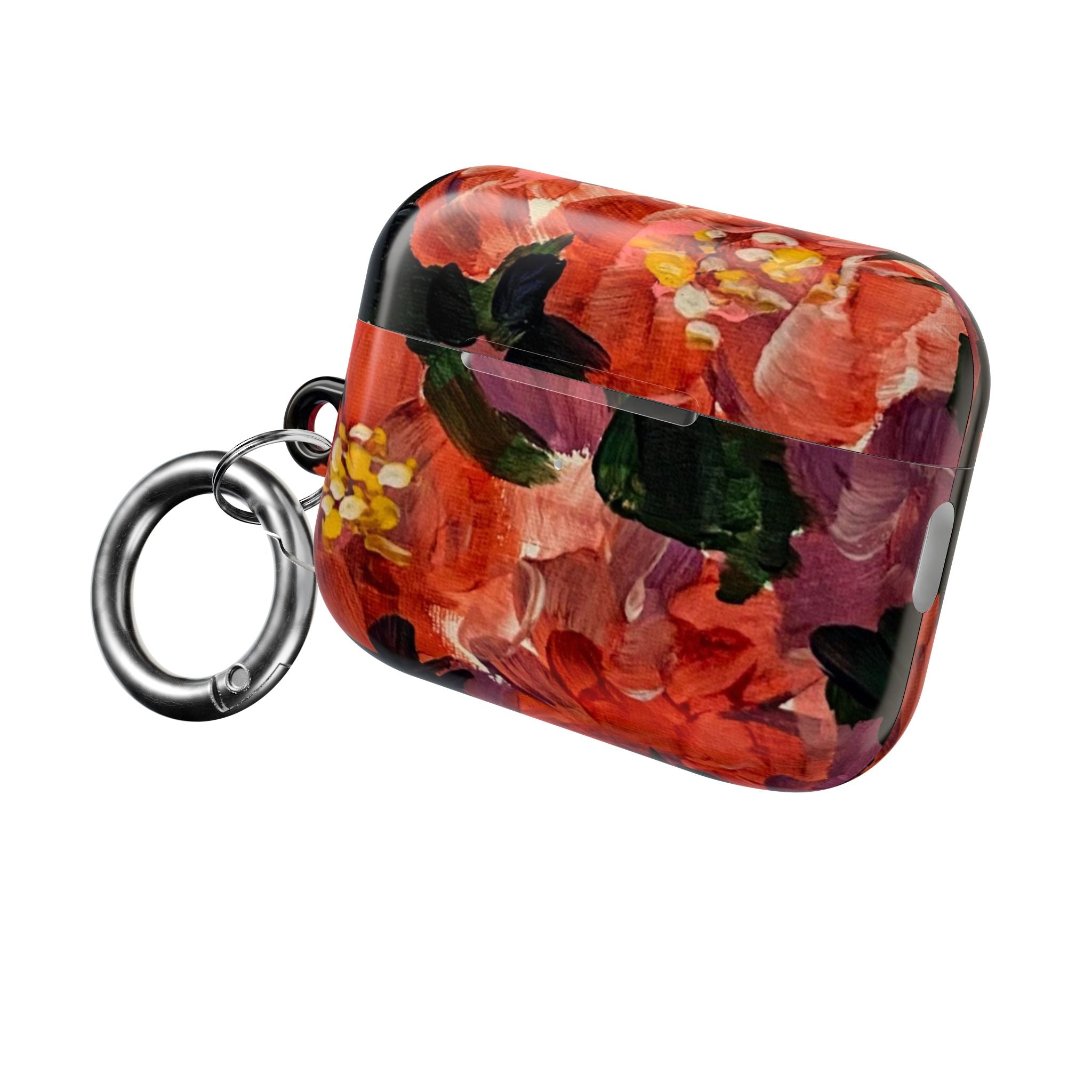 Floral Red Bloom AirPod Case