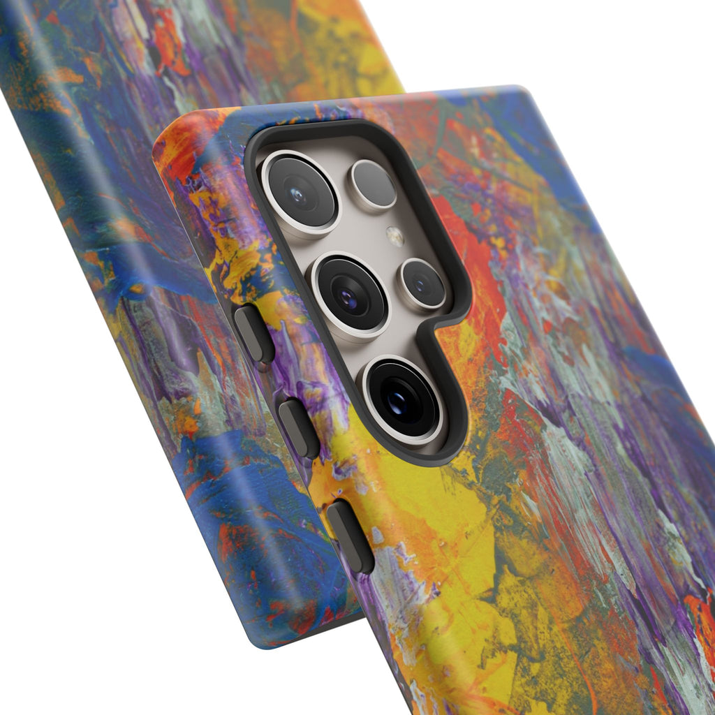 Abstract Color Splash Phone Case — Vibrant Artistic Protective Cover