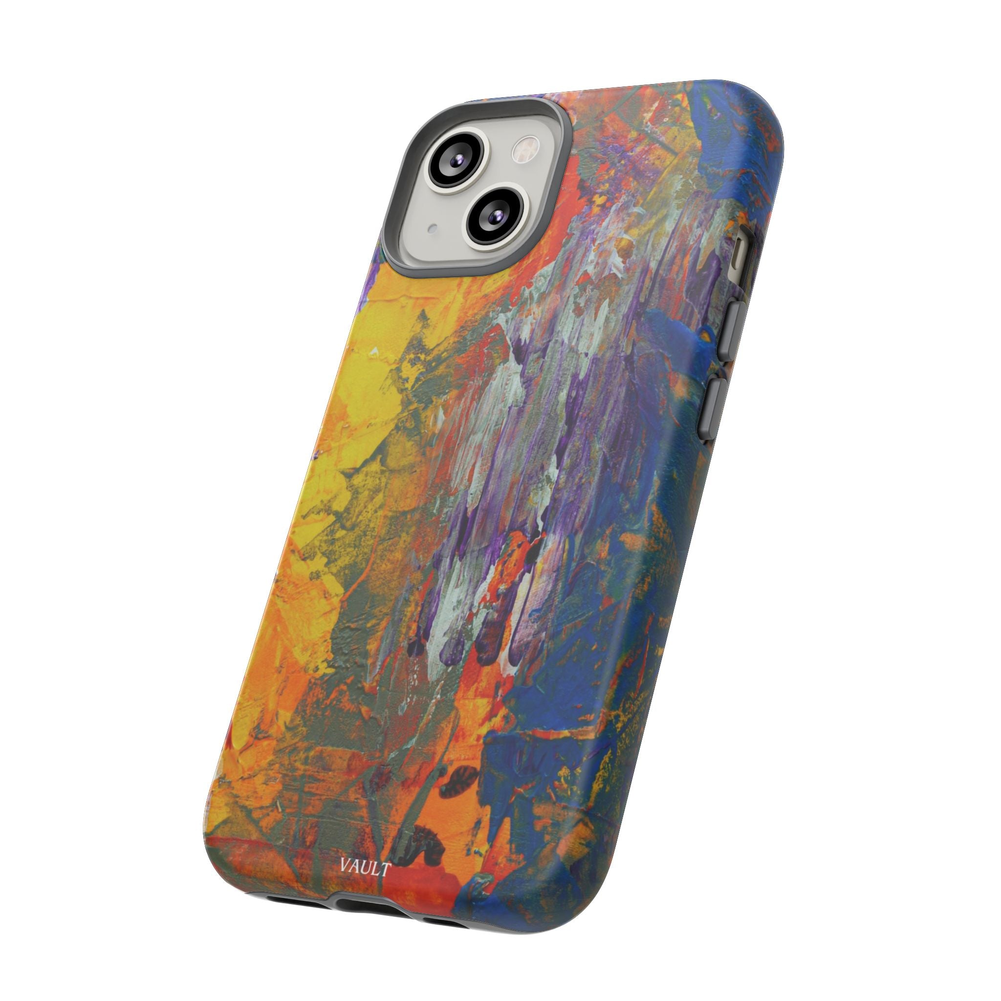 Abstract Color Splash Phone Case — Vibrant Artistic Protective Cover