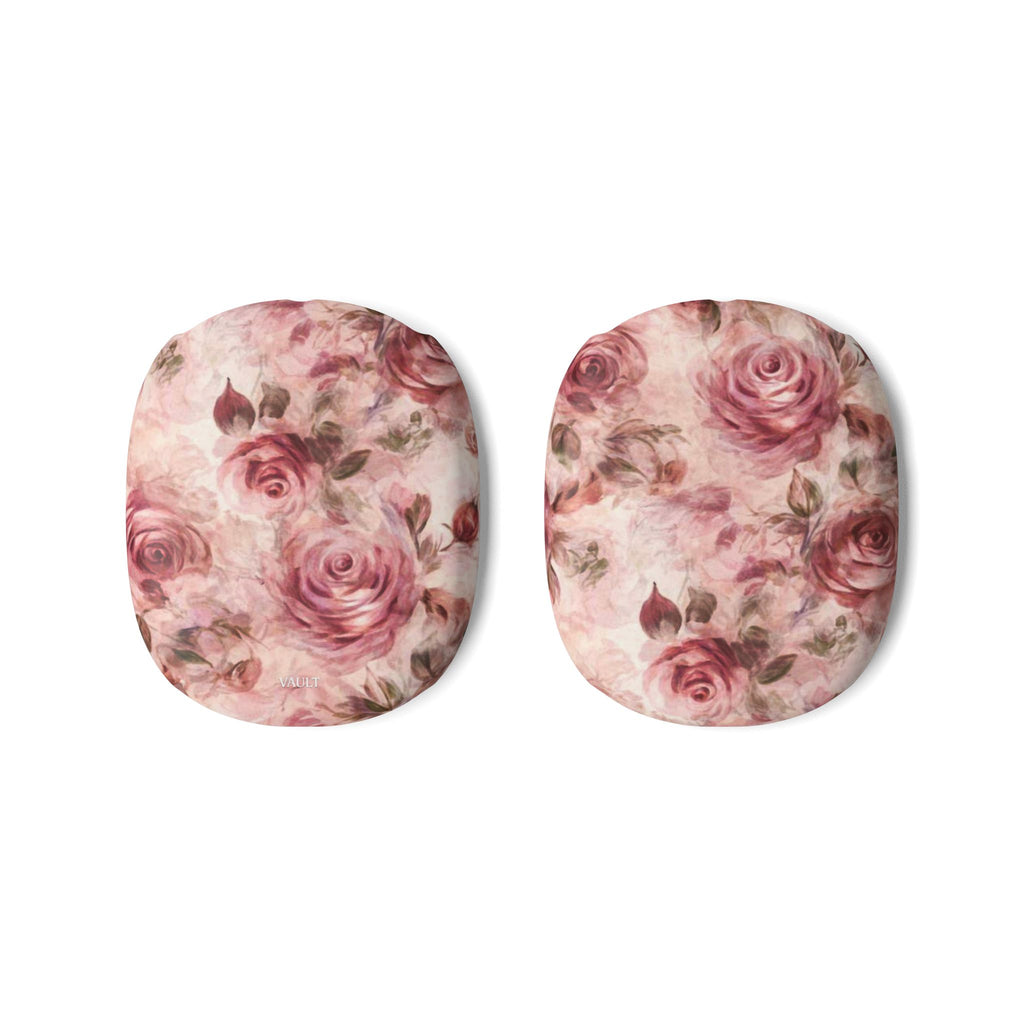 Floral Rose AirPod Max Case — Vintage Blush Headphone Covers