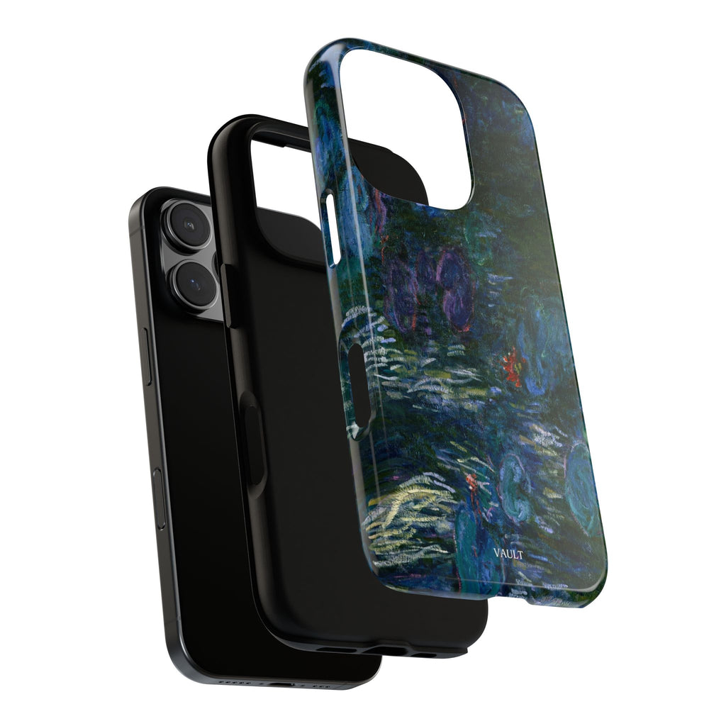 Water Lilies Tough Phone Case — Impressionist Art Protective Cover