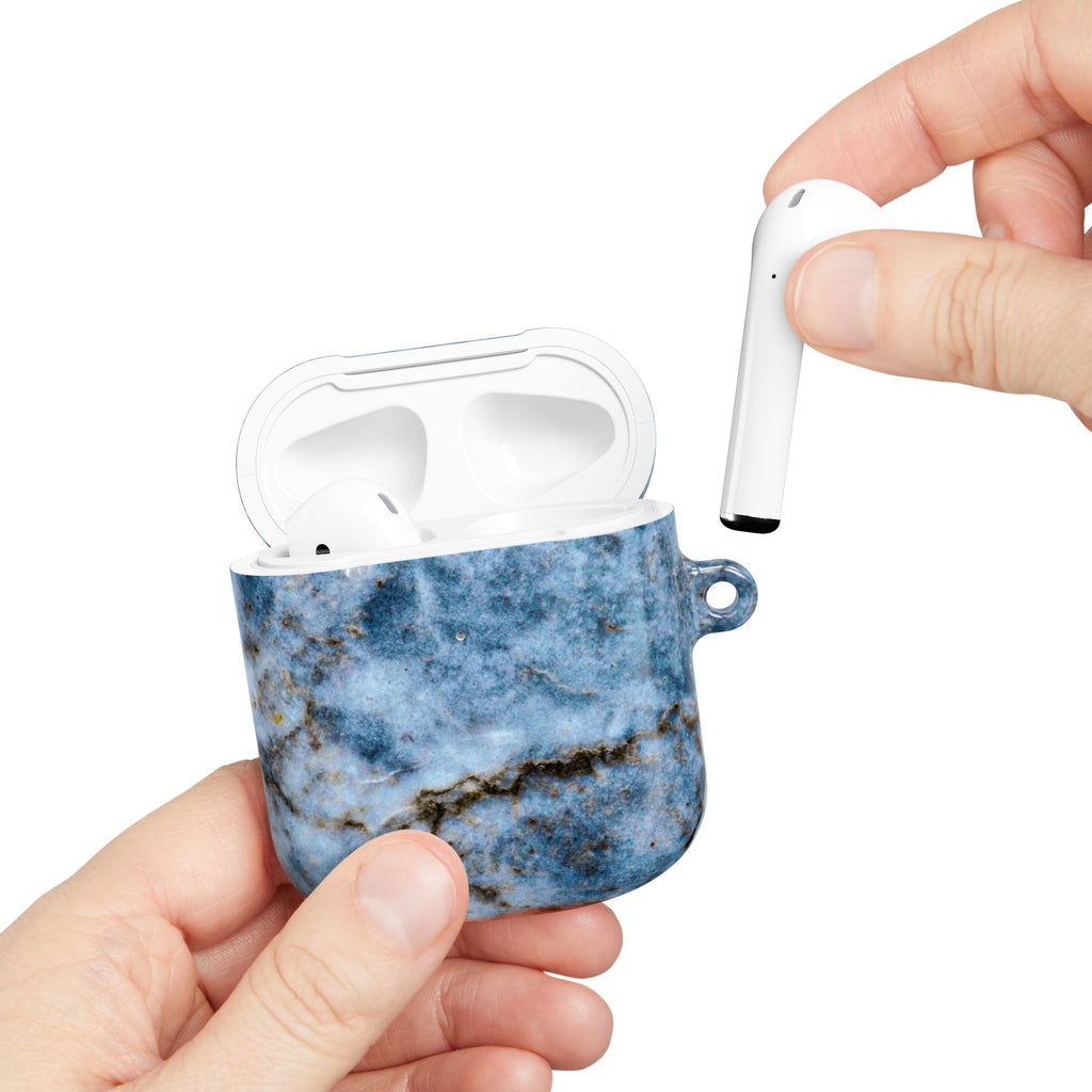 Blue Marble AirPod Case — Protective Decorative Charging Case