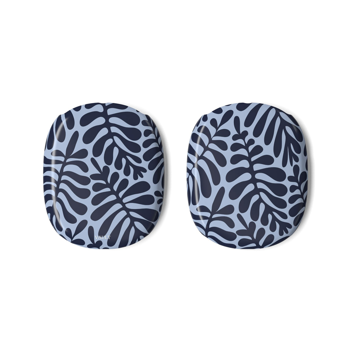 Leafy Blue AirPods Max Case – Protective Decorative Ear Cup Covers