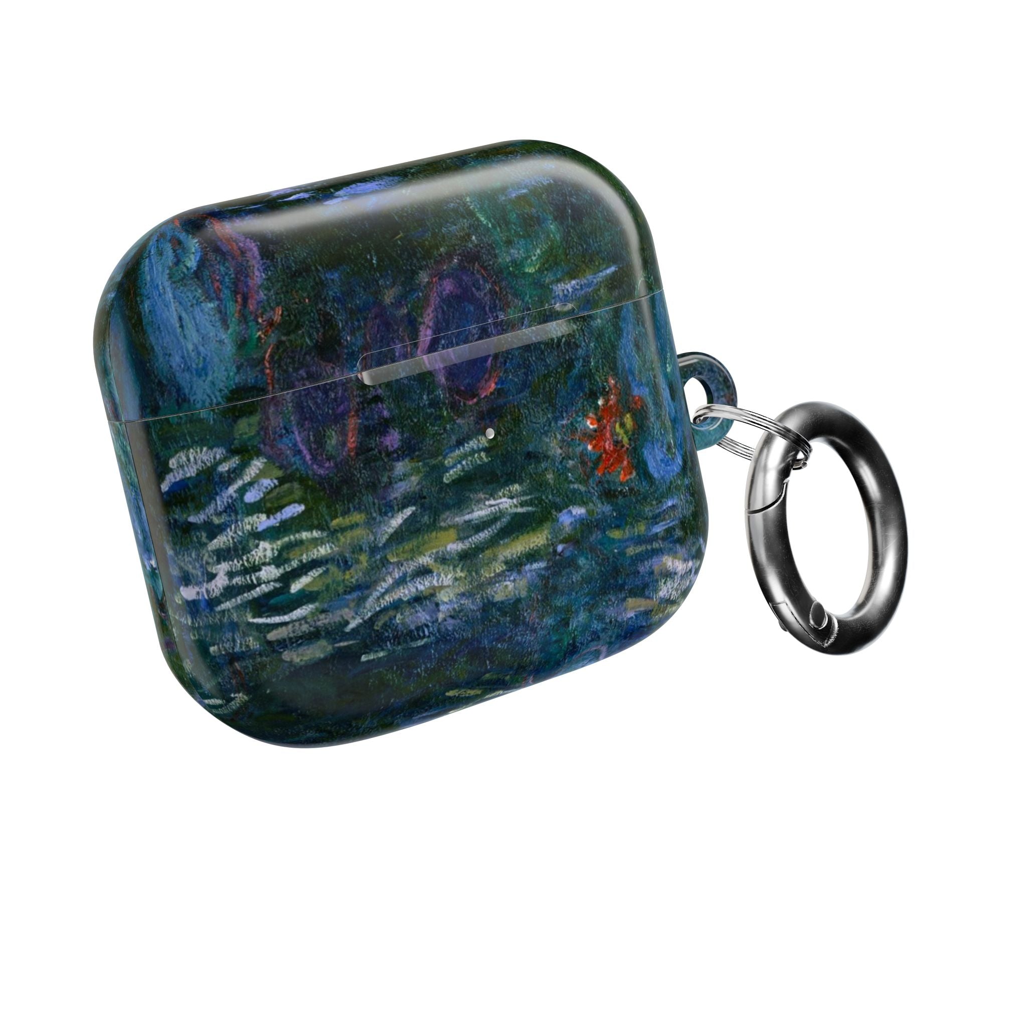 AirPods Case — Impressionist Water Lily Art Protective Cover