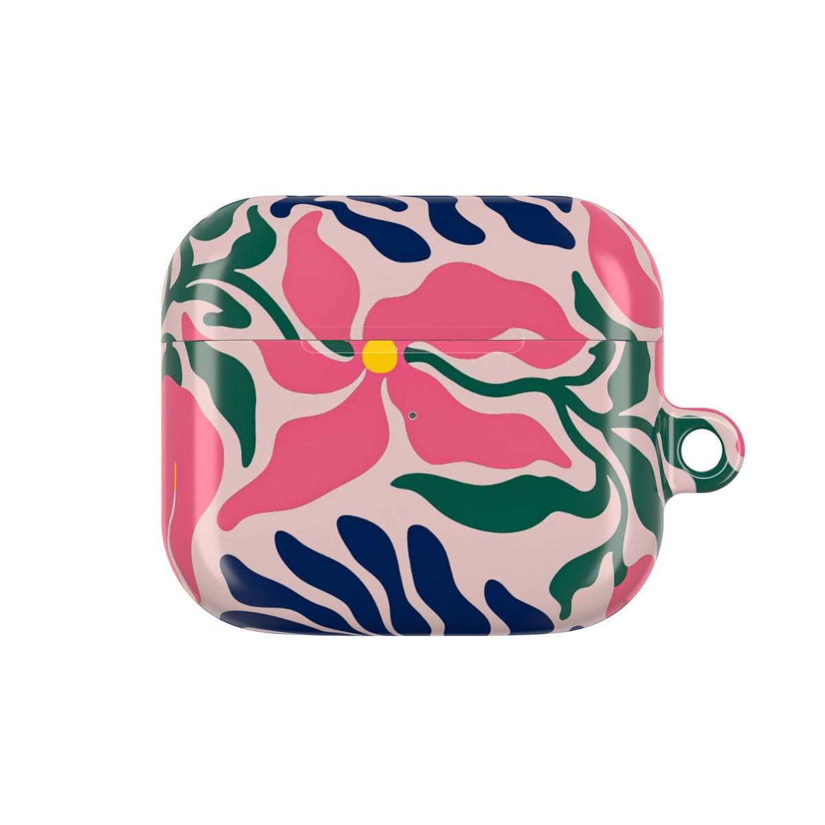 AirPod Case — Pink Floral Swirl Protective Cover
