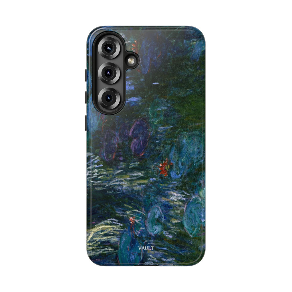 Water Lilies Tough Phone Case — Impressionist Art Protective Cover