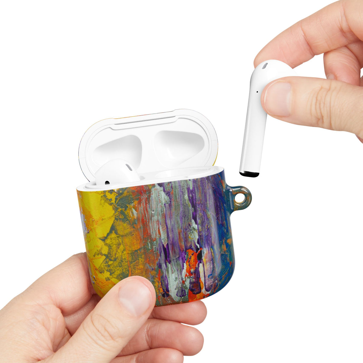 Abstract Brushstroke AirPod Cases