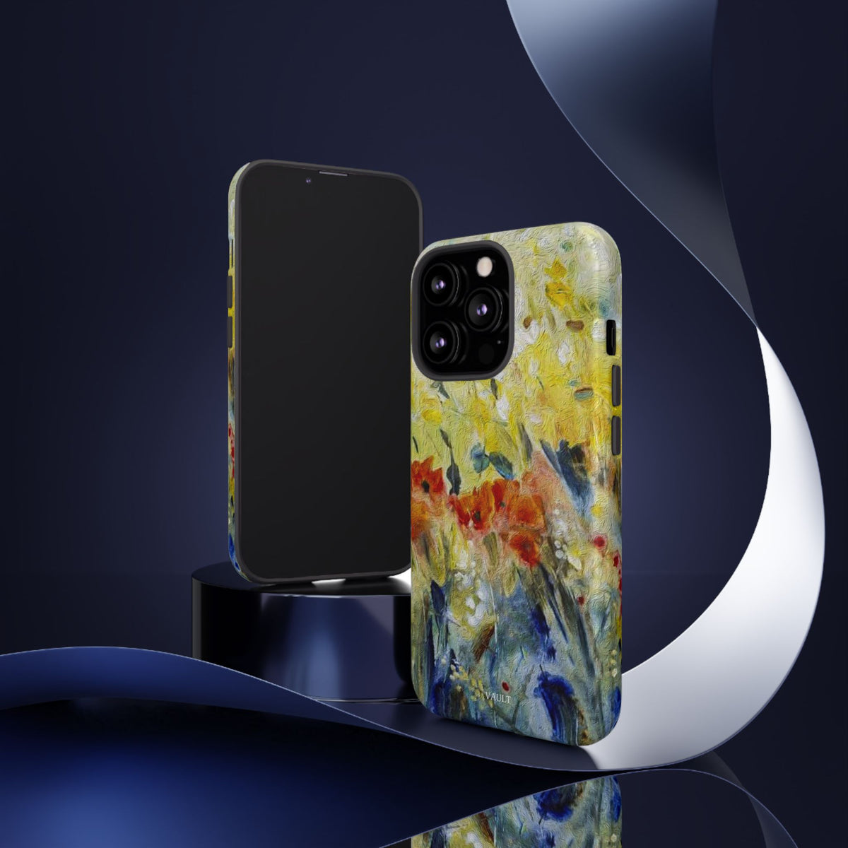 Floral Watercolor Phone Case — Yellow Garden Tough Cases