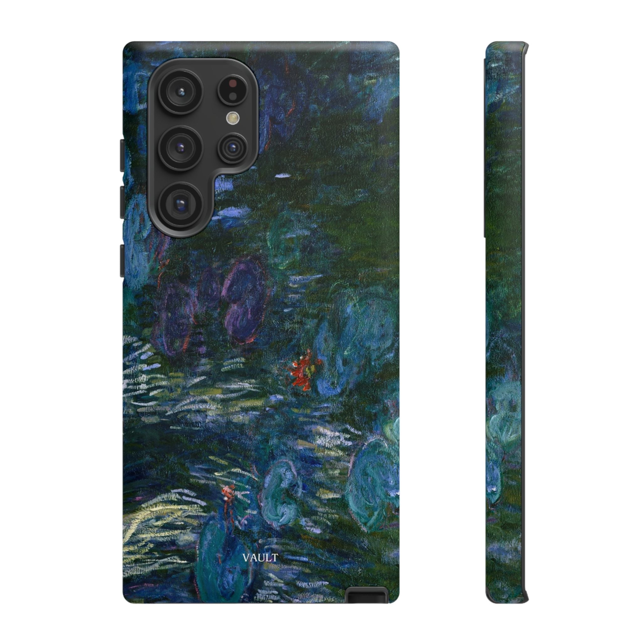 Water Lilies Tough Phone Case — Impressionist Art Protective Cover