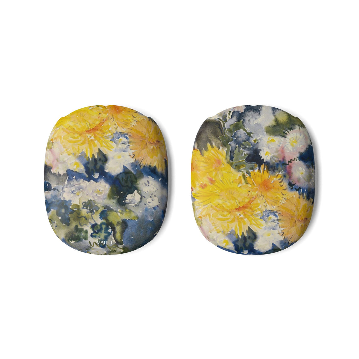 AirPod Max Case — Yellow Floral Watercolor Protective Cover