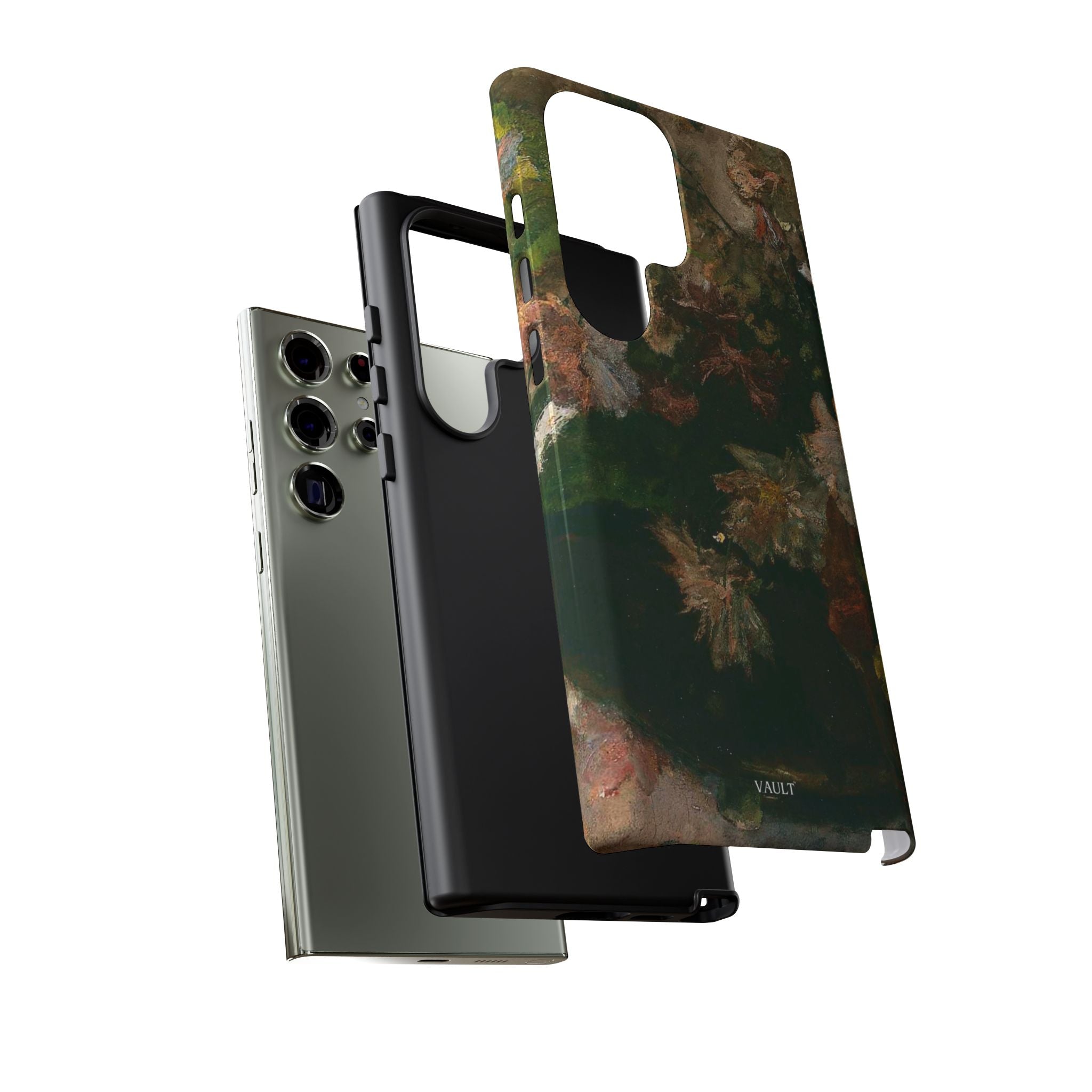 Floral Painterly Tough Phone Case — Vintage Autumn Leaves Phone Cover