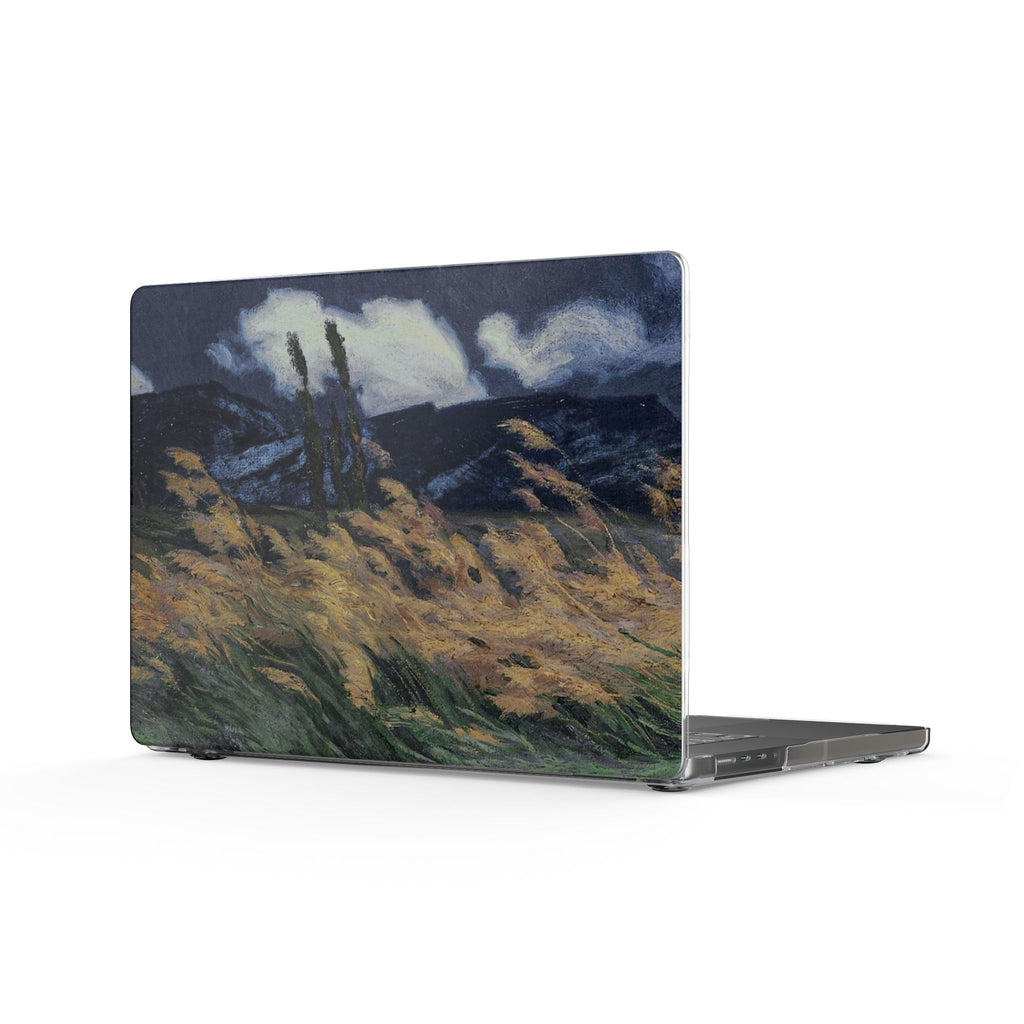 Clear MacBook Case — Moody Landscape Art Protective Cover