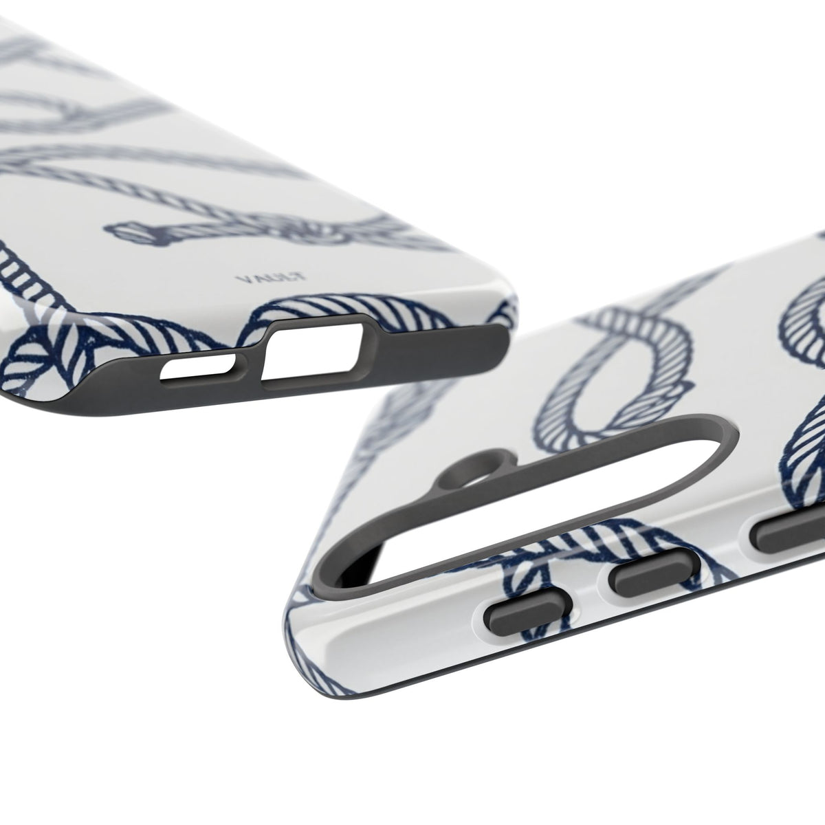 Nautical Rope Tough Case — Protective Phone Cover with Navy Knot Design