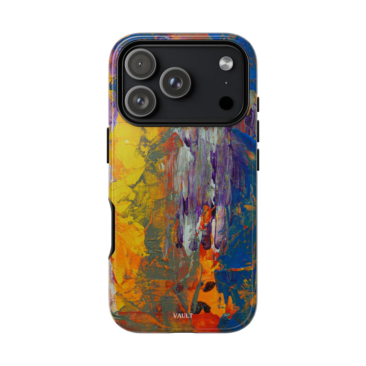 Abstract Color Splash Phone Case — Vibrant Artistic Protective Cover