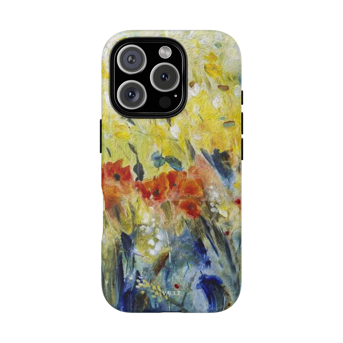 Floral Watercolor Phone Case — Yellow Garden Tough Cases