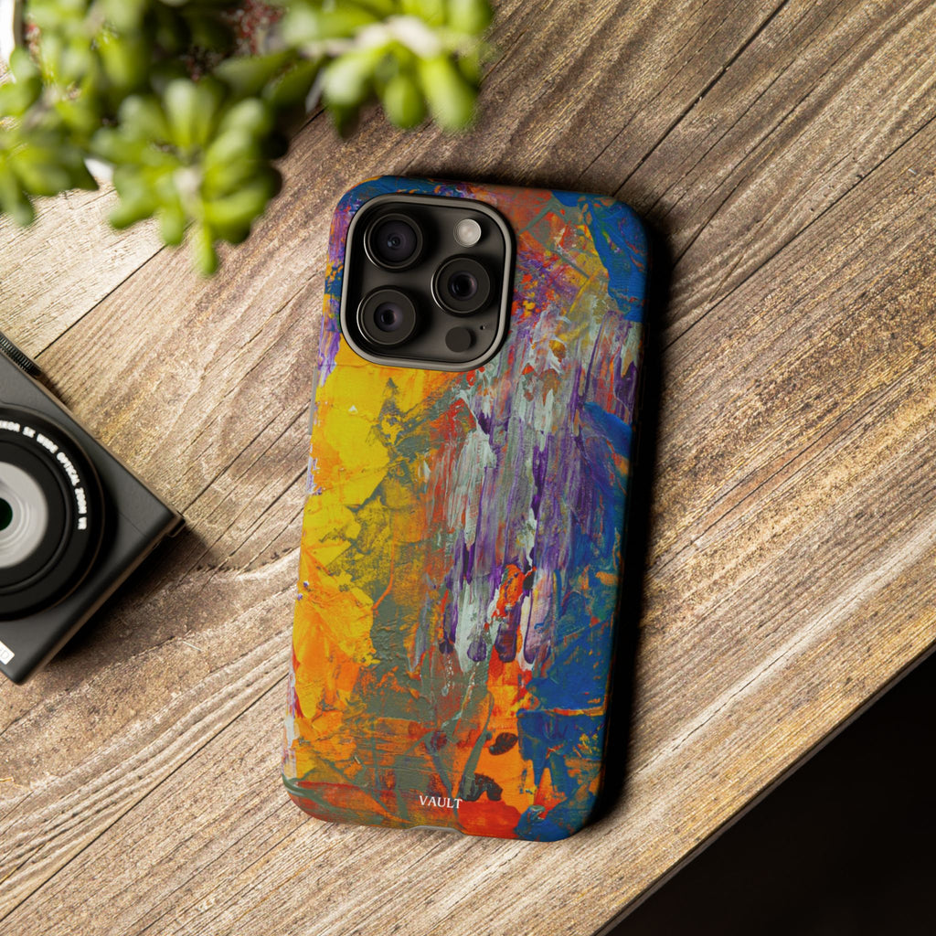 Abstract Color Splash Phone Case — Vibrant Artistic Protective Cover
