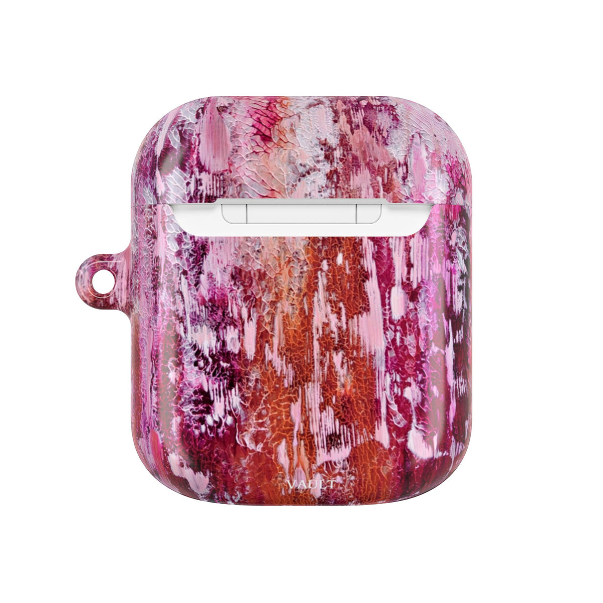 Abstract Pink Marble AirPod Case – Protective Artistic Earbud Cover