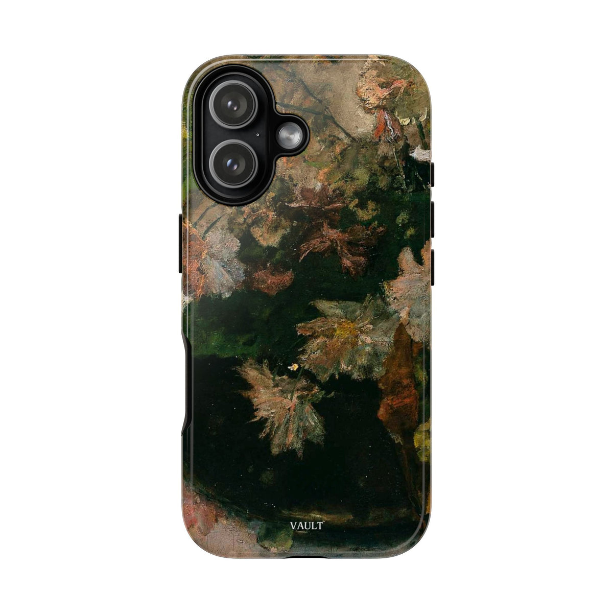 Floral Painterly Tough Phone Case — Vintage Autumn Leaves Phone Cover