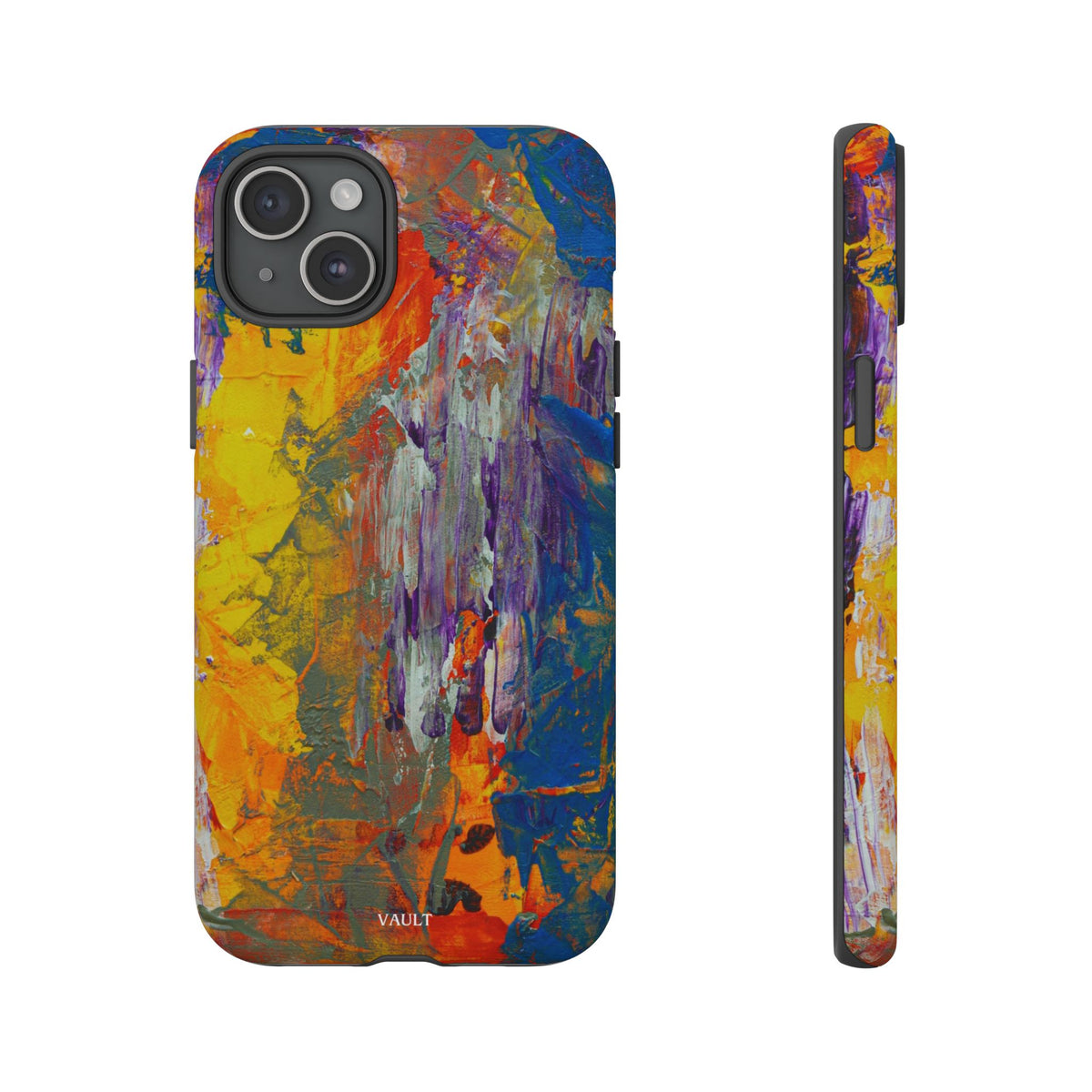 Abstract Color Splash Phone Case — Vibrant Artistic Protective Cover