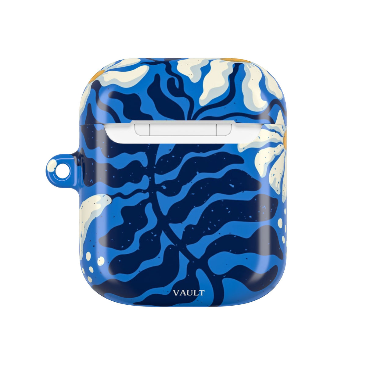 Blue Floral Daisy AirPod Case