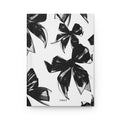 Floral Sketch Hardcover Journal — Black & White Botanical Notebook
