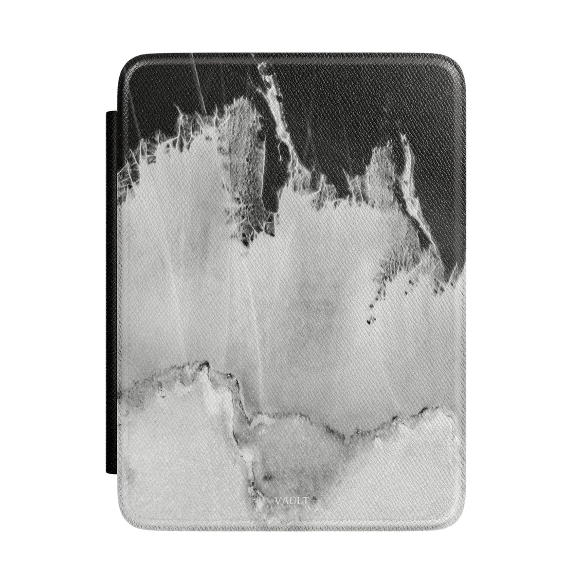 Marble Ink Kindle Case — Black & White Abstract E-Reader Cover