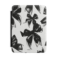 Floral Noir Kindle Case — Black & White Botanical E-Reader Cover