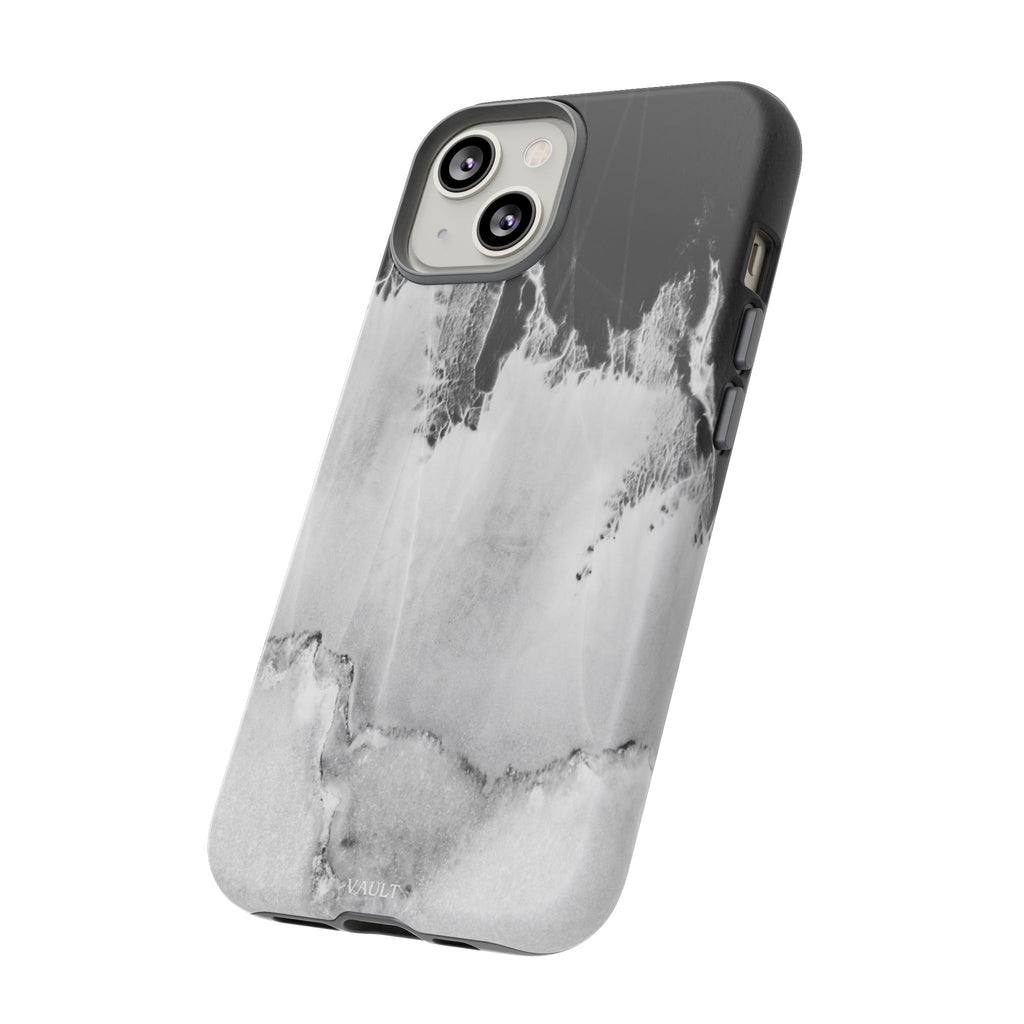 Marble Ink Tough Case — Black & White Abstract Phone Cover